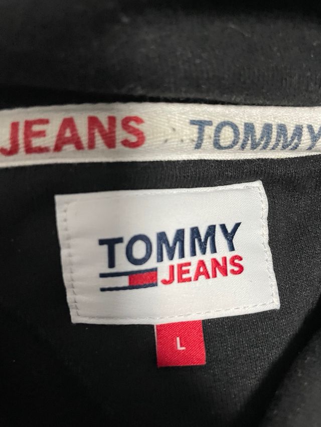 Sudadera Tommy Jeans Negra Talla L