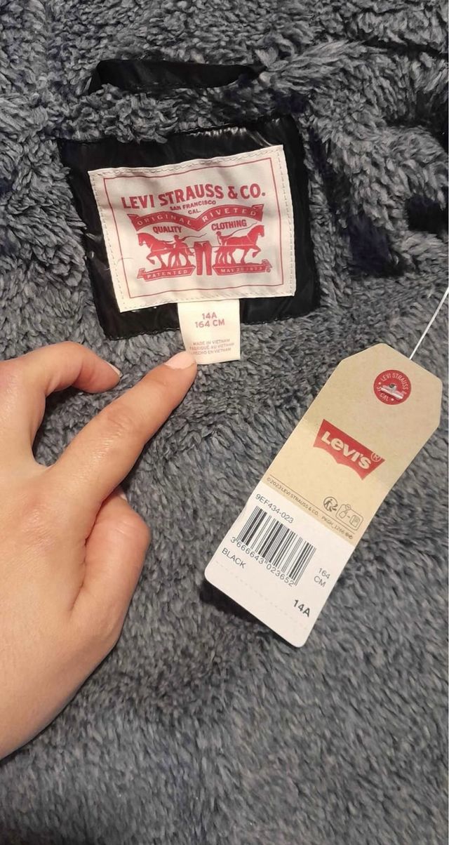 Giubbotto Levi's nero