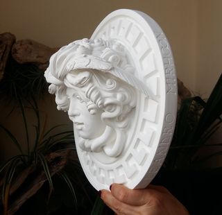 Scultura Medusa Mitologica - Diametro 30cm