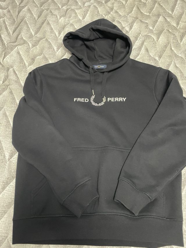 Sudadera Fred Perry Negra Talla L