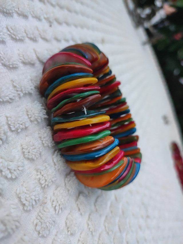 Pulsera Retro Nácar Multicolor