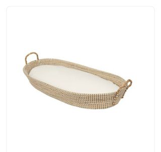 Cesta cambiador mimbre con colchoneta