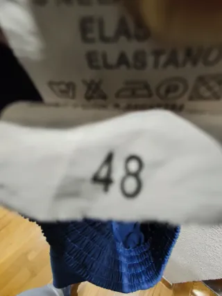 Pantalones cortos mujer azul