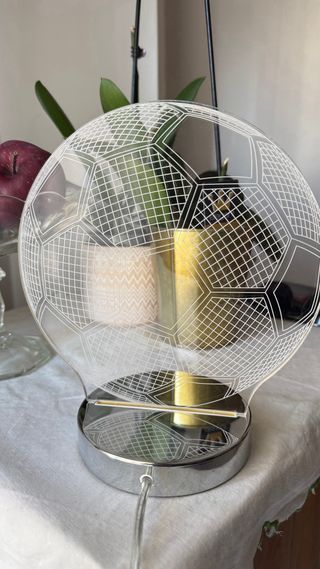 Lampada 3D Pallone Calcio