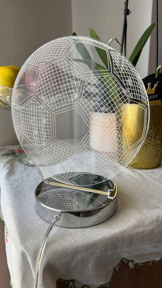 Lampada 3D Pallone Calcio