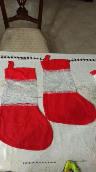 Calze Befana Rosse con Glitter  c