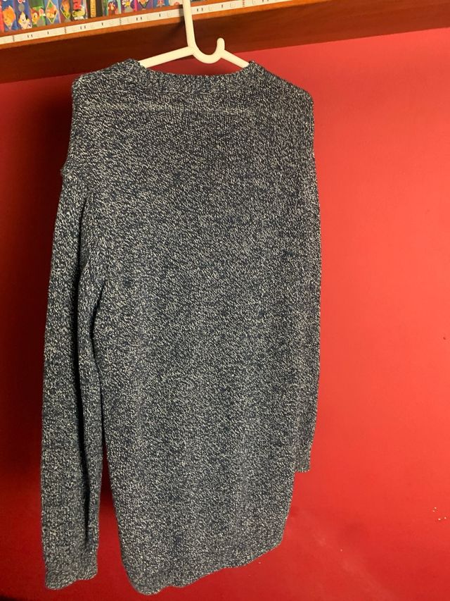 Jersey Bershka gris jaspeado M