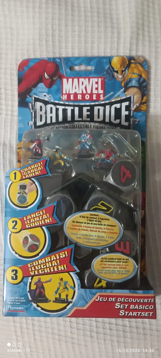 Marvel Battle Dice Set Básico y Expansión
