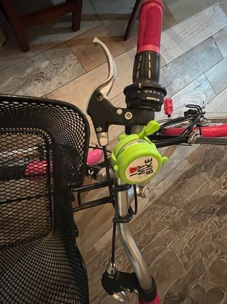 Bicicleta infantil 20 con cesta y caballete