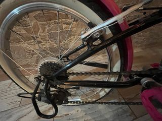 Bicicleta infantil 20 con cesta y caballete