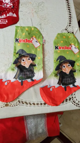 Calze Befana Kinder con strega