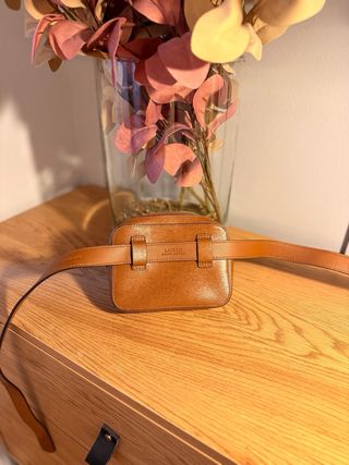 Riñonera Ralph Lauren Marrón Dorada