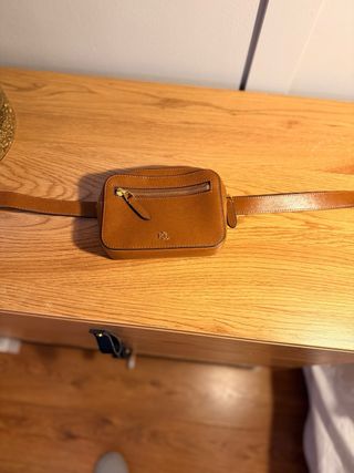 Riñonera Ralph Lauren Marrón Dorada
