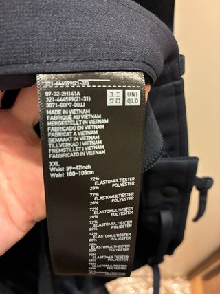 Pantalón Uniqlo Caballero XXL Azul