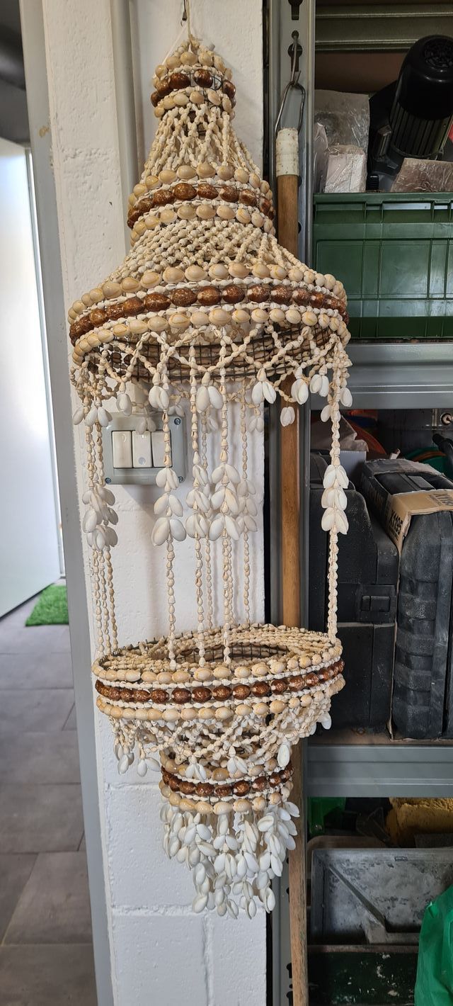 Lampada a sospensione conchiglie