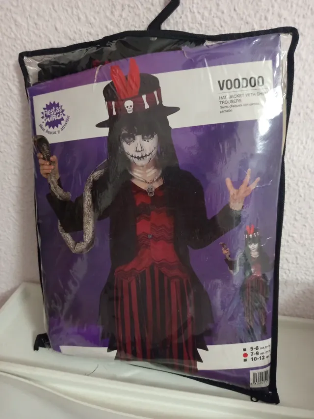 Disfraz Voodoo Talla 7-9 Años 5 euros 626257677
