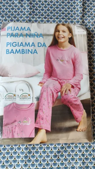 Pijama niña rosa 8/9 años