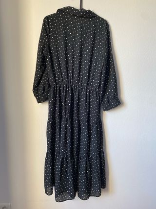 Vestido Zara lunares volantes talla M