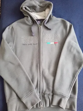 Felpa Baci & Abbracci uomo grigio scuro