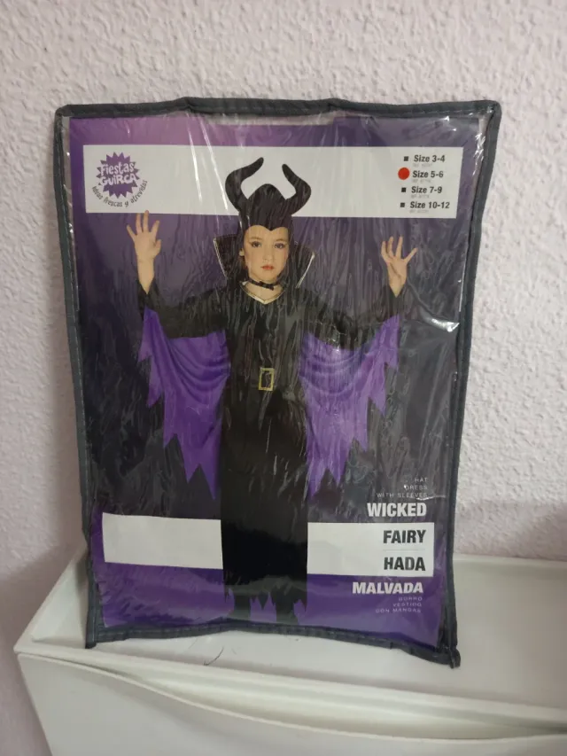 Disfraz Maléfica Talla 5-6 años 5euros 626257677