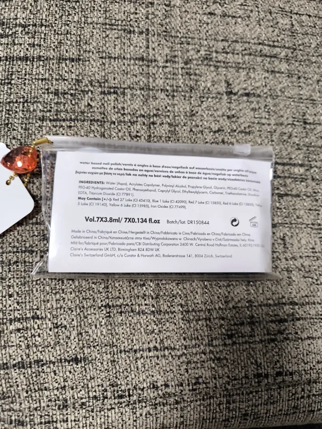 Set 7 Esmaltes Uñas Claire's Studio Pets