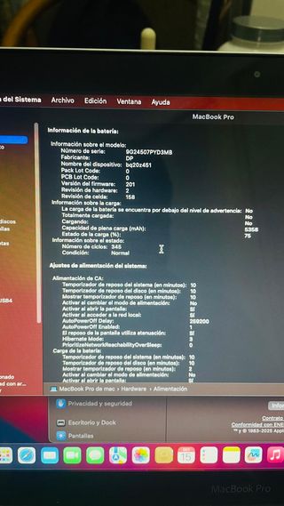 MacBook Pro 2012 Plata