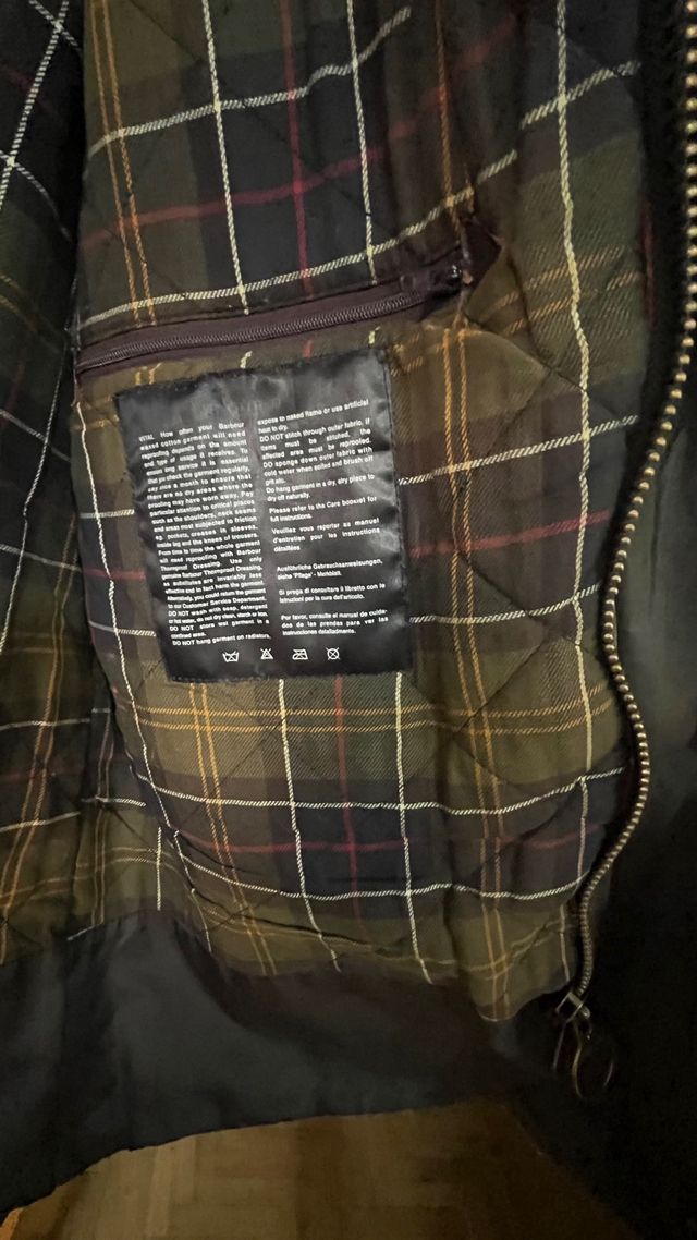 Chaqueta Barbour Trooper Verde Oliva