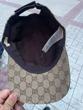 Gorra Gucci Beige y Marrón talla M