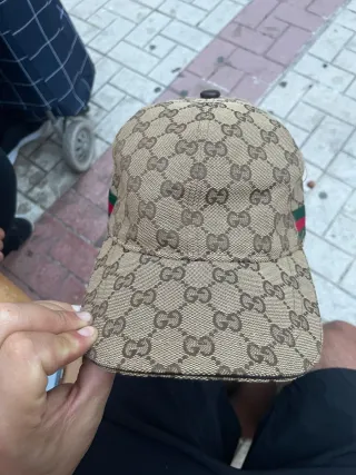 Gorra Gucci Beige y Marrón talla M