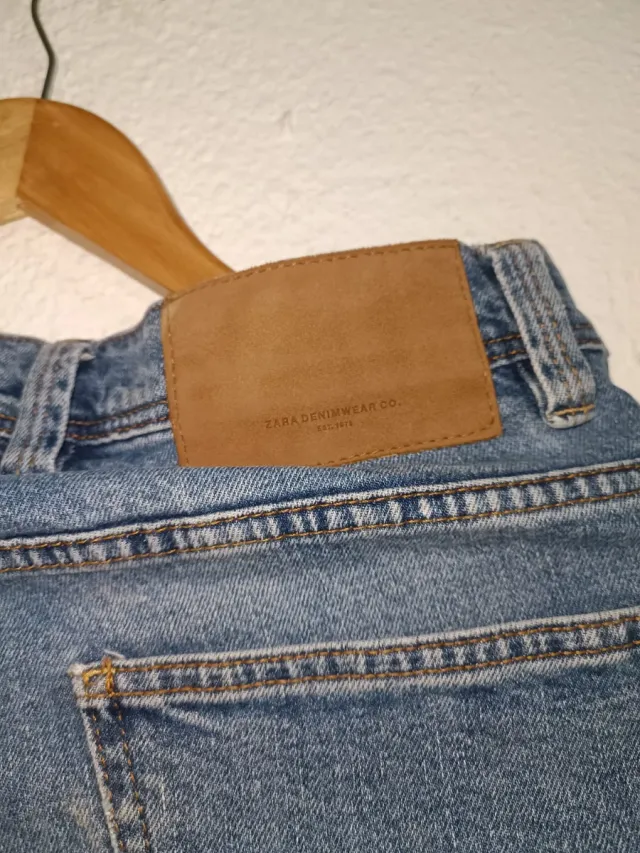Zara Vaqueros azul
