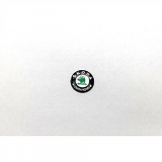 EMBLEMA LOGO LLAVE SKODA VERDE 10MM