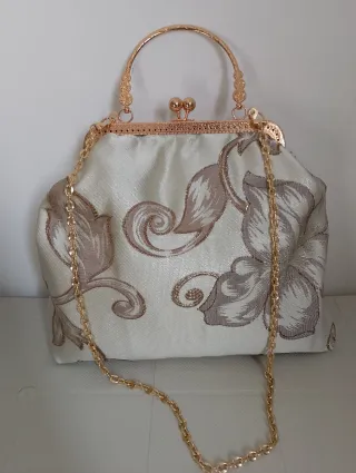Borsa clic clac damascata
