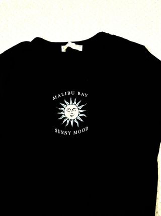 Camiseta Negra Sunny Mood
