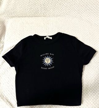 Camiseta Negra Sunny Mood