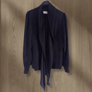 Camicia Molly Bracken effetto seta foulard XS