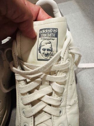 Zapatillas Adidas Stan Smith Plata y Blanco