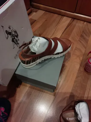 Sandalias Marco Tozzi Talla 38 Marrones