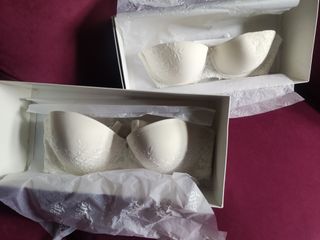 Conjunto Lencería Novia Blanco/crudo