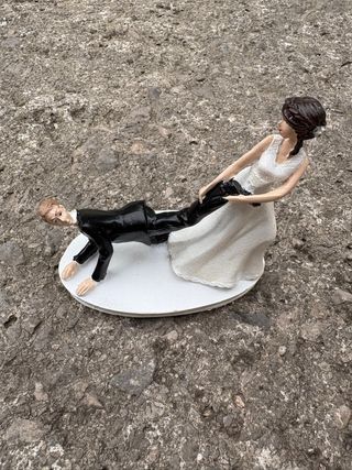 Figura Novios Boda Tarta