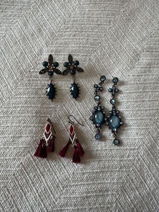 Lote 3 pares pendientes Parfois