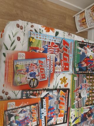 Lote Álbumes Cromos Liga BBVA