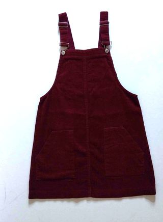 Vestido peto pana Bershka Talla M