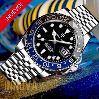 Reloj Pagani Design GMT Batman hombre Automático