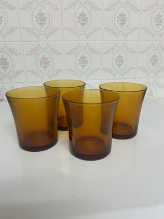 Vajilla Duralex Vidrio Marrón