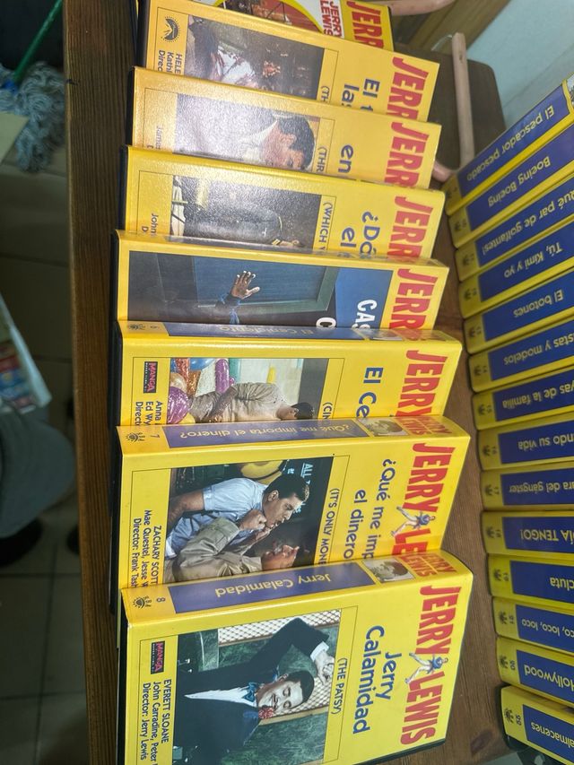 Lote 22 Cintas VHS Jerry Lewis Comedia