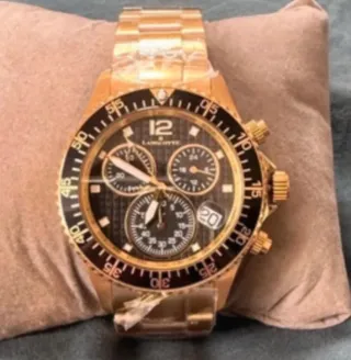 Reloj Lanscotte Dorado y Negro