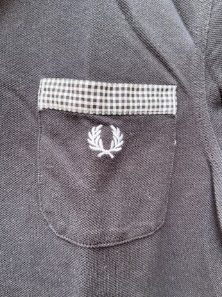Polo Fred Perry Negro Talla M
