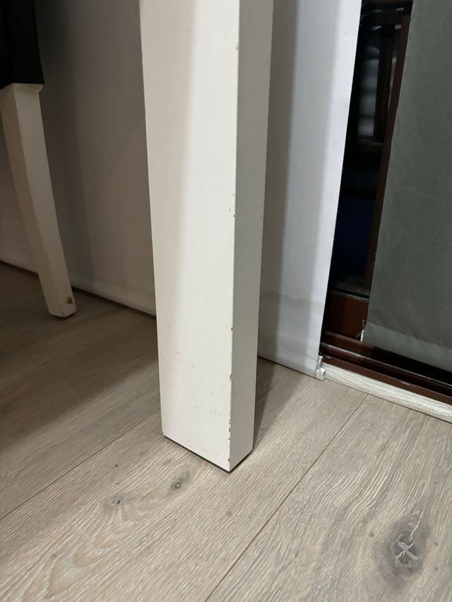 Mesa Comedor Extensible Cristal Negro y Madera