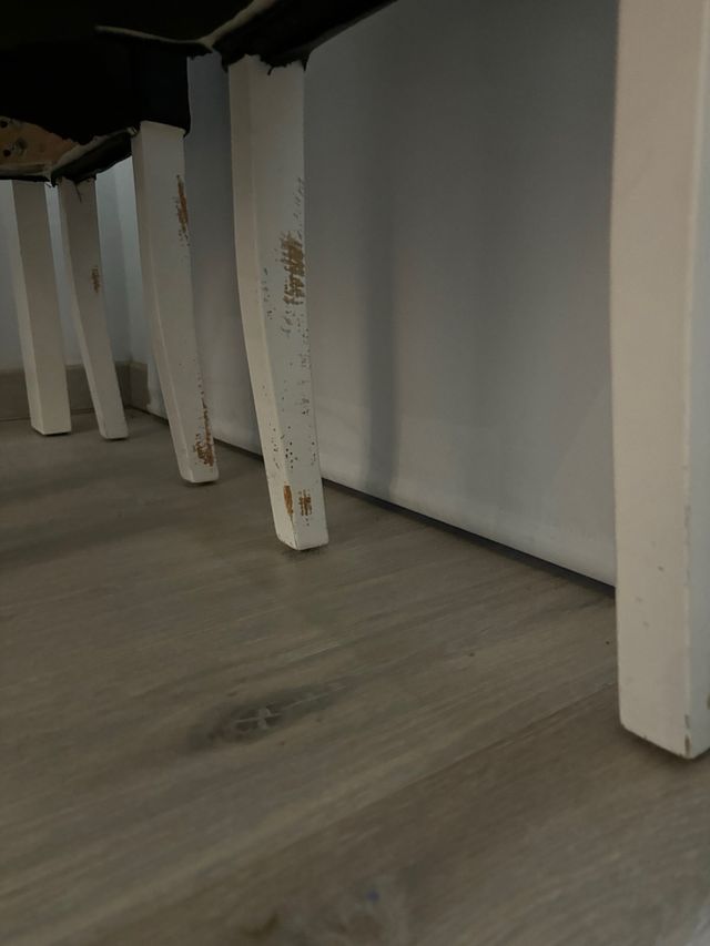 Mesa Comedor Extensible Cristal Negro y Madera