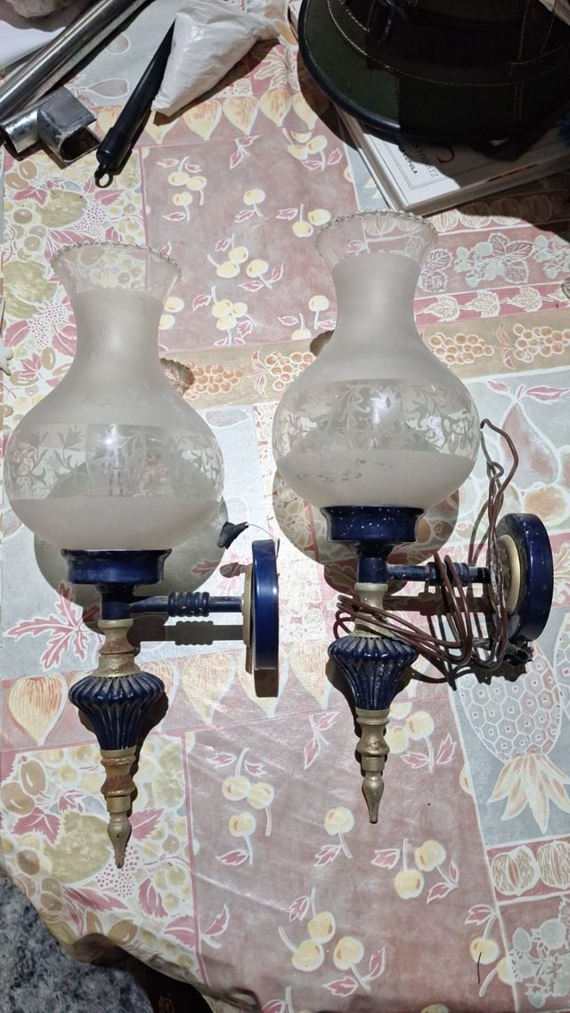 Apliques de pared vintage años 70